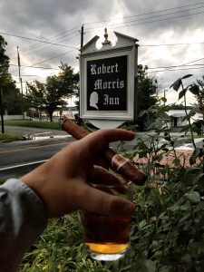 Watching the weather roll in with a cigar